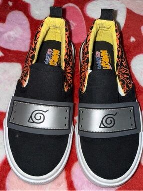 Naruto Shippuden Ground Up Toddler Little Boys Size 12 Slip On Shoes Sneakers